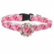 Fancy Cat Collar - Silvery Pink